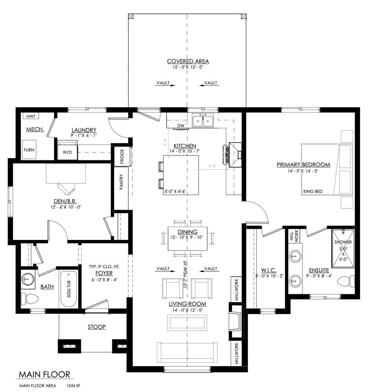 Foxhill Main Floor Plan