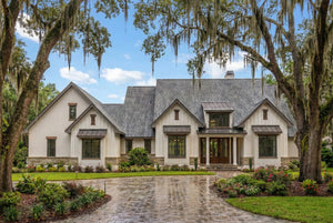 B7778-A Modern Farmhouse, 4 Bedrooms, 3.5 Bathrooms | Silverbrook House Plan Exterior-2