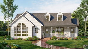 A8203-A Modern Farmhouse, 3 Bedrooms, 2 Bathrooms | Zachary House Plan Exterior-2