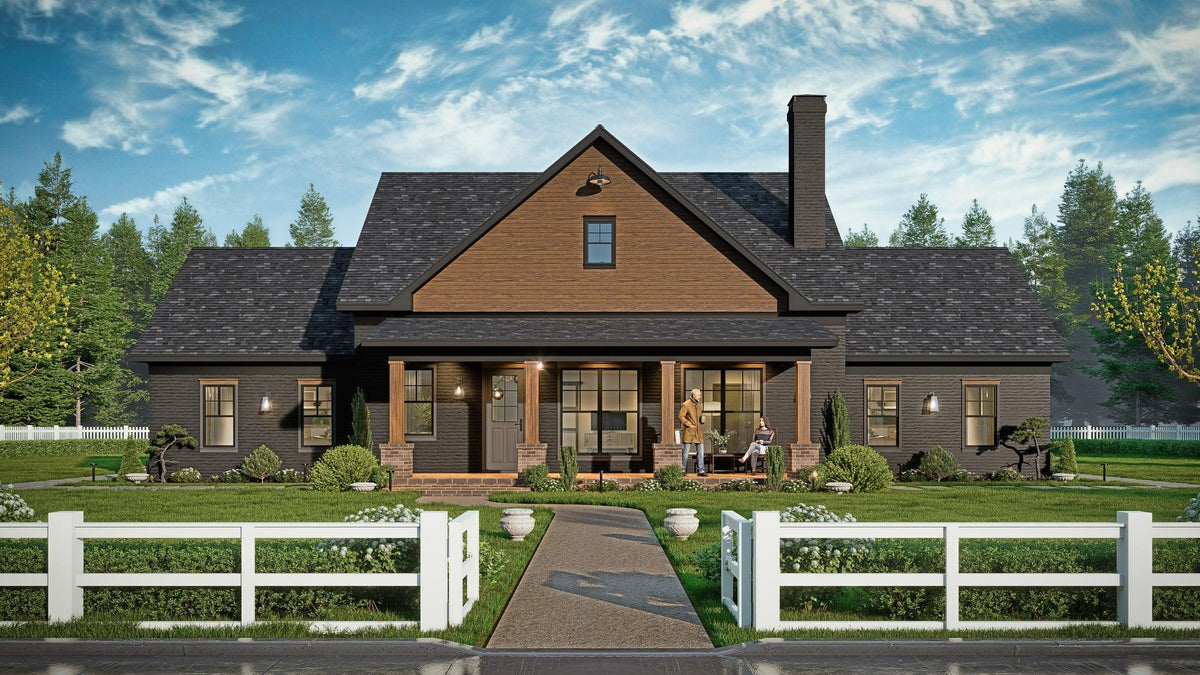 A7555-A Modern Farmhouse, 3 Bedrooms, 2.5 Bathrooms | Wells Manor House Exterior-4