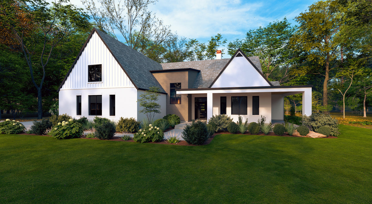 Luxurious One-Story 4-Bedroom Home with Bonus and Wraparound Porch