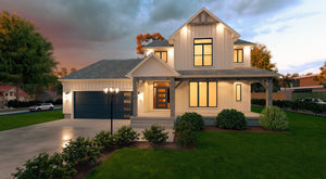 Stylish 4-Bedroom Home Plan with Basement and Flex Spaces