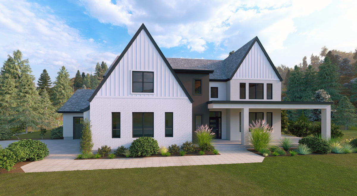 Elegant 4-Bedroom Two-Story Home with Wraparound Porch & Flex Spaces