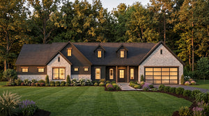 AJ8451-A Modern Farmhouse, 3 Bedrooms, 2 Bathrooms | Plan 1073 House Plan Exterior