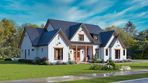 A7572-A Modern Farmhouse, 3 Bedrooms, 3.5 Bathrooms | Sweet Maple House Exterior-8