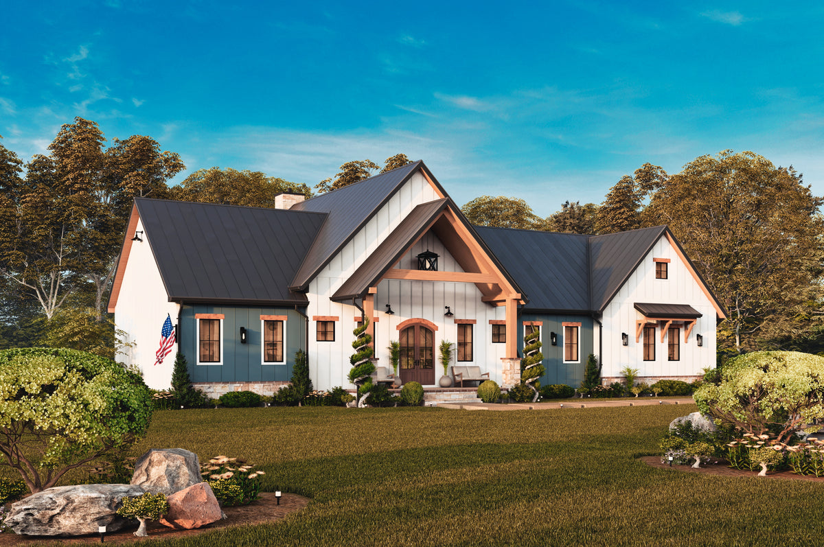 A7897-A Modern Farmhouse 3 Beds, 2 Baths Exterior-12