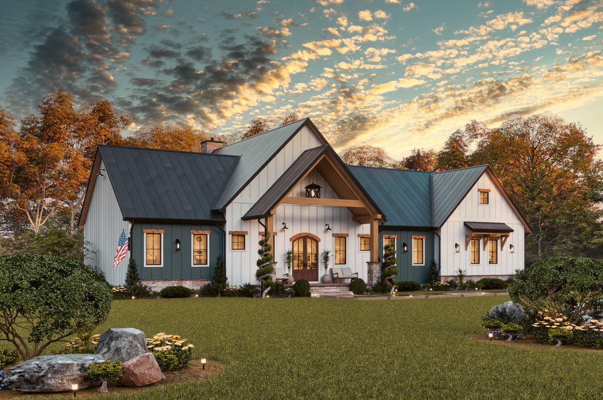 A7897-A Modern Farmhouse 3 Beds, 2 Baths Exterior-13