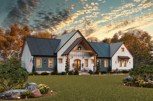 A7897-A Modern Farmhouse 3 Beds, 2 Baths Exterior-13