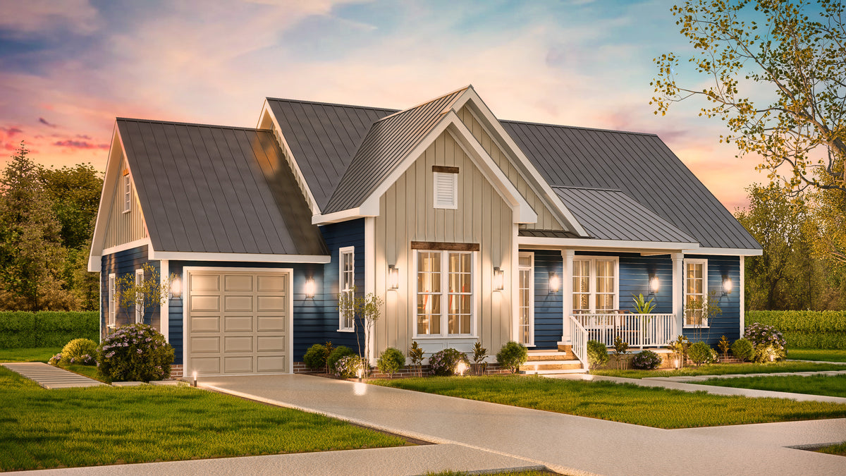 A7310-A Blues House Plan Exterior-7