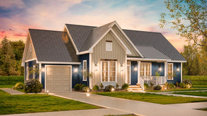 A7310-A Blues House Plan Exterior-7