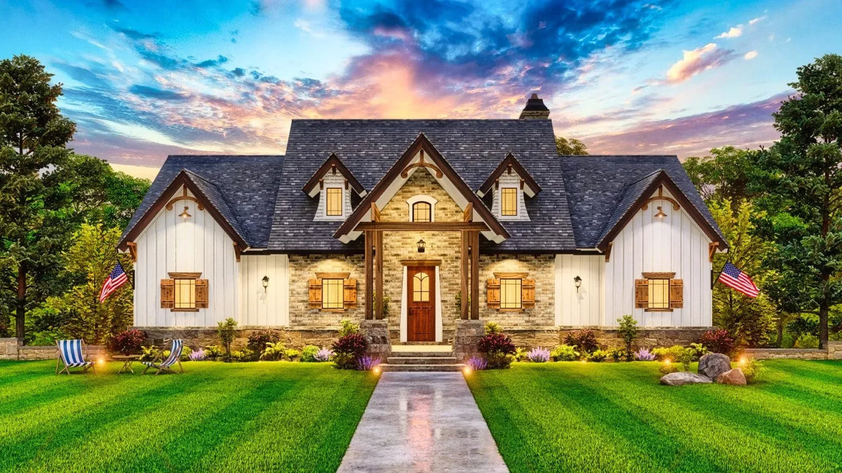 The High Country Cottage II Craftsman House Plan