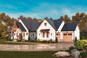 A7897-A Modern Farmhouse 3 Beds, 2 Baths Exterior-14