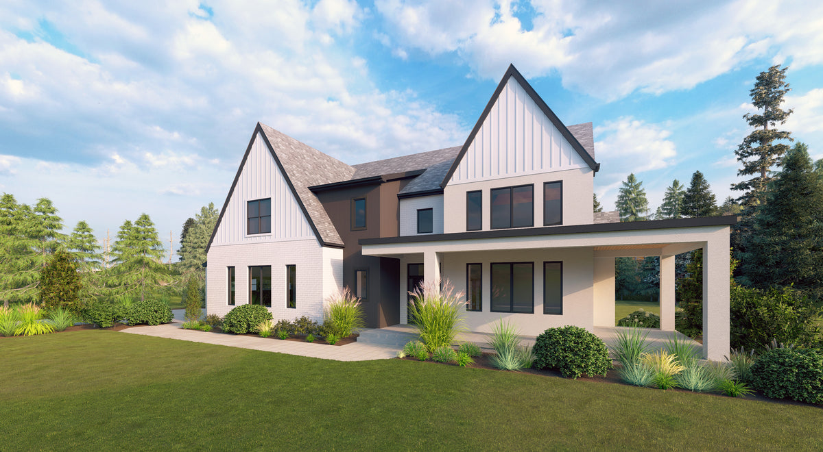 Elegant 4-Bedroom Two-Story Home with Wraparound Porch & Flex Spaces