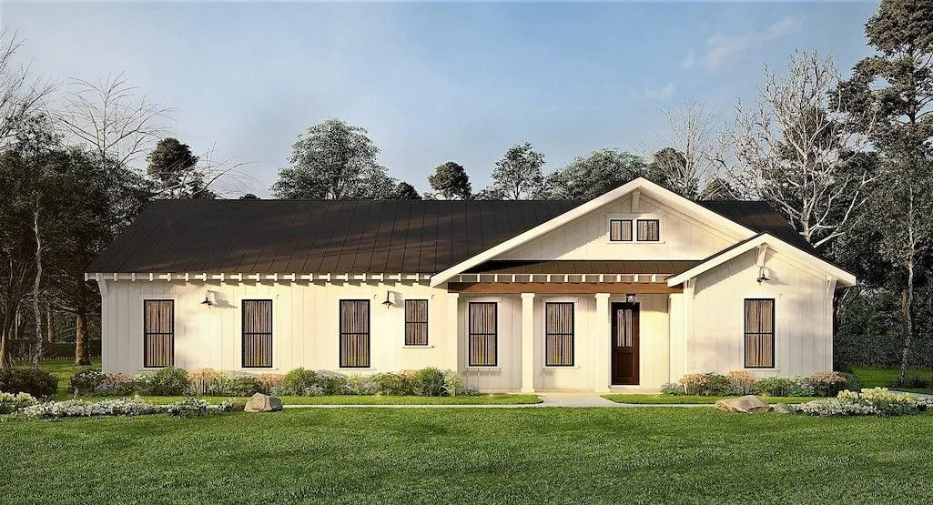 Silverton E Farmhouse - Archival Designs House Plans