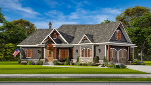 Charming 3-Bedroom, 2.5-Bath Home Plan with Bonus Room