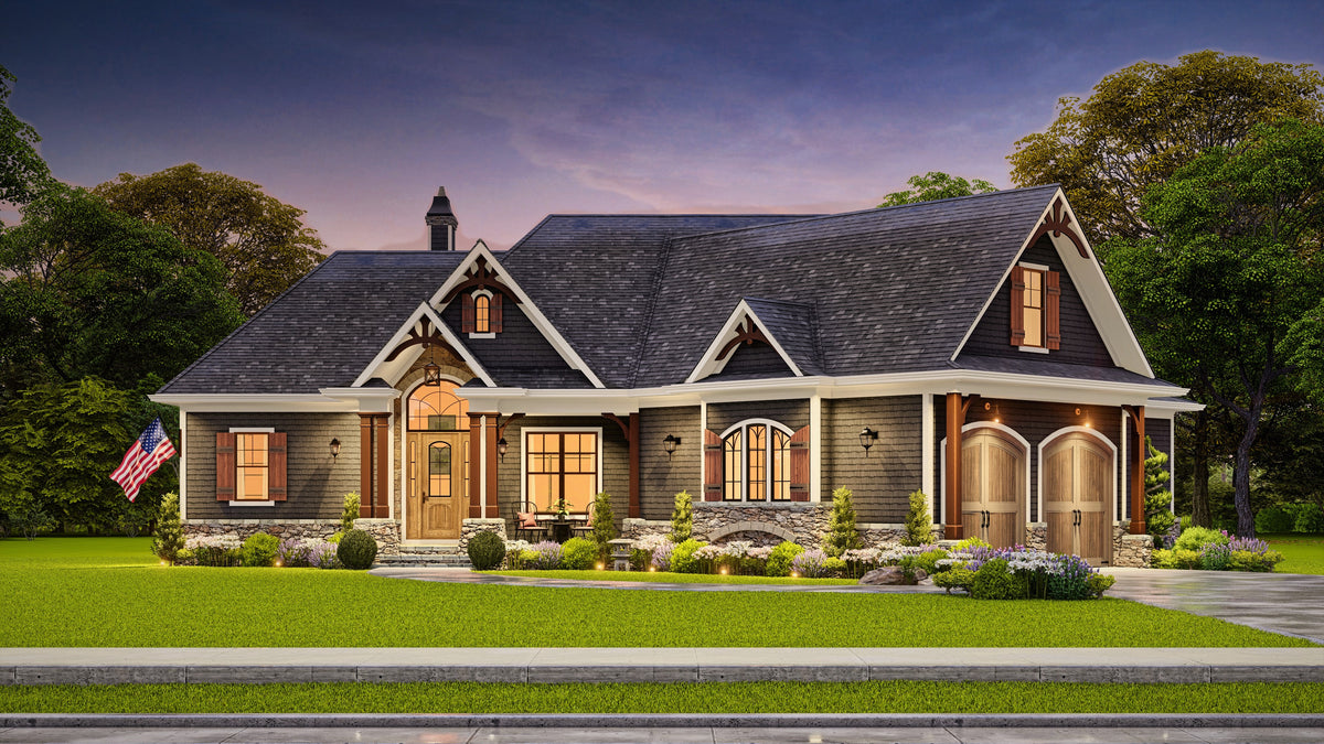 Charming 3-Bedroom, 2.5-Bath Home Plan with Bonus Room