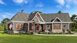 Charming 3-Bedroom, 2.5-Bath Home Plan with Bonus Room