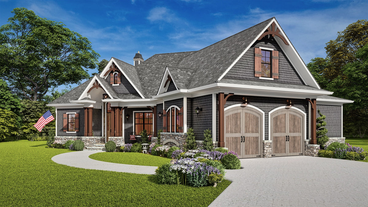 Charming 3-Bedroom, 2.5-Bath Home Plan with Bonus Room
