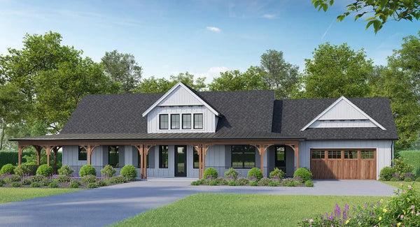 The Fulton County House Plan | Ranch House Plan | One Story House Plan