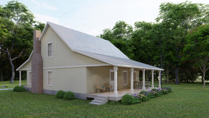 Charming 3-Bedroom Home Plan with Master Suite and Office