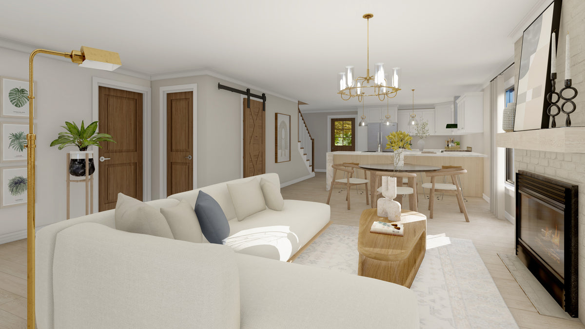 Cozy 2-Bedroom Home Plan with Office and Master Suite