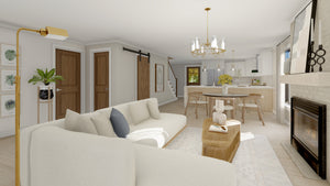 Cozy 2-Bedroom Home Plan with Office and Master Suite