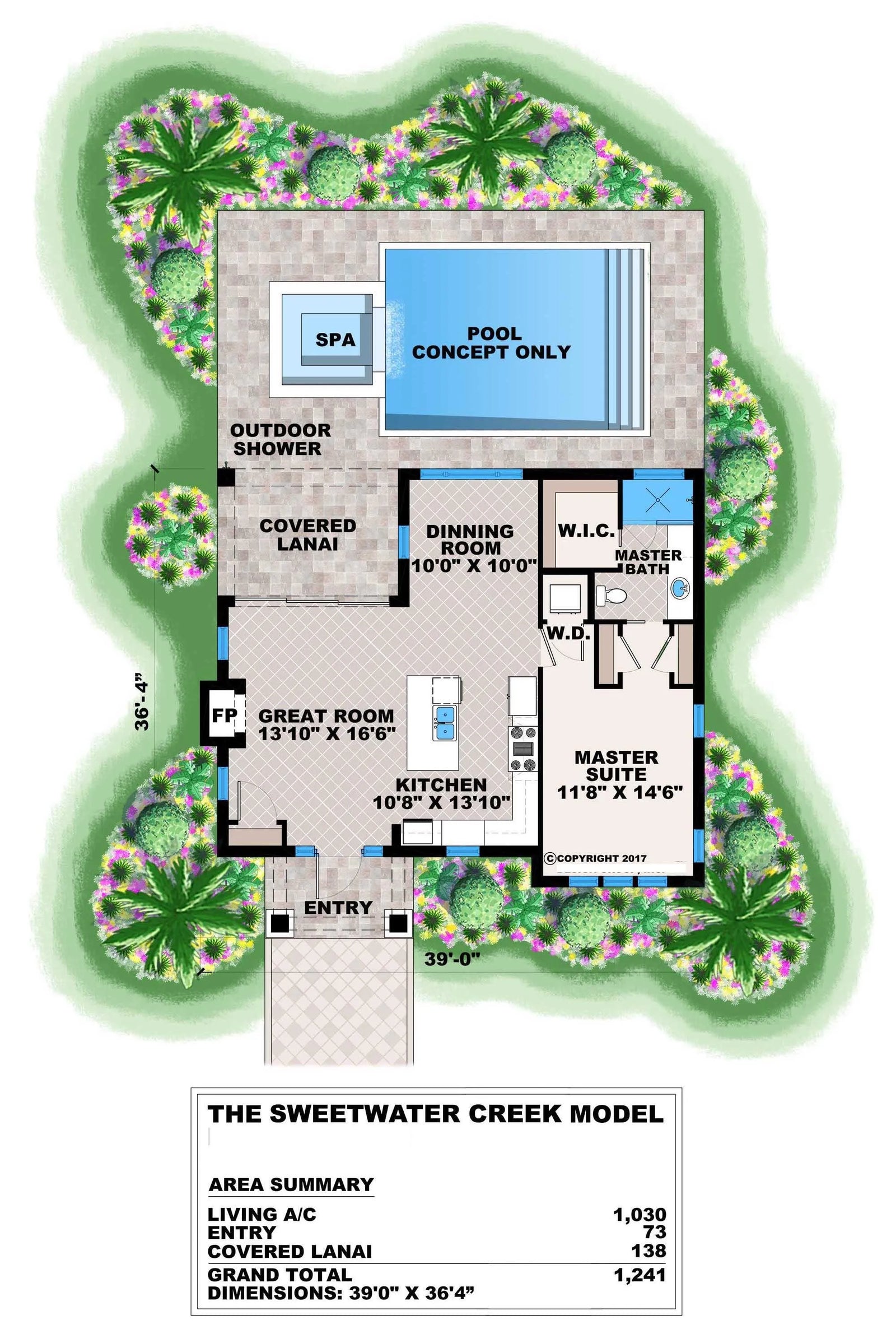 Sweetwater Creek House Plan - Archival Designs House Plans