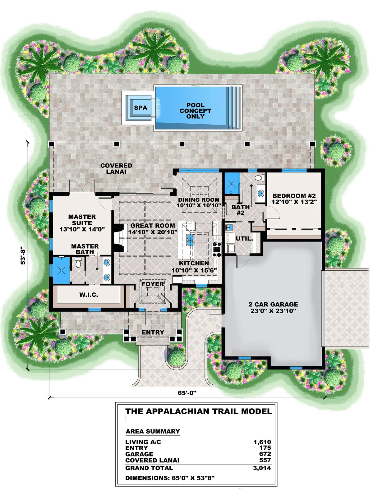 Appalachian Trail House Plan - Archival Designs House Plans, floor plan