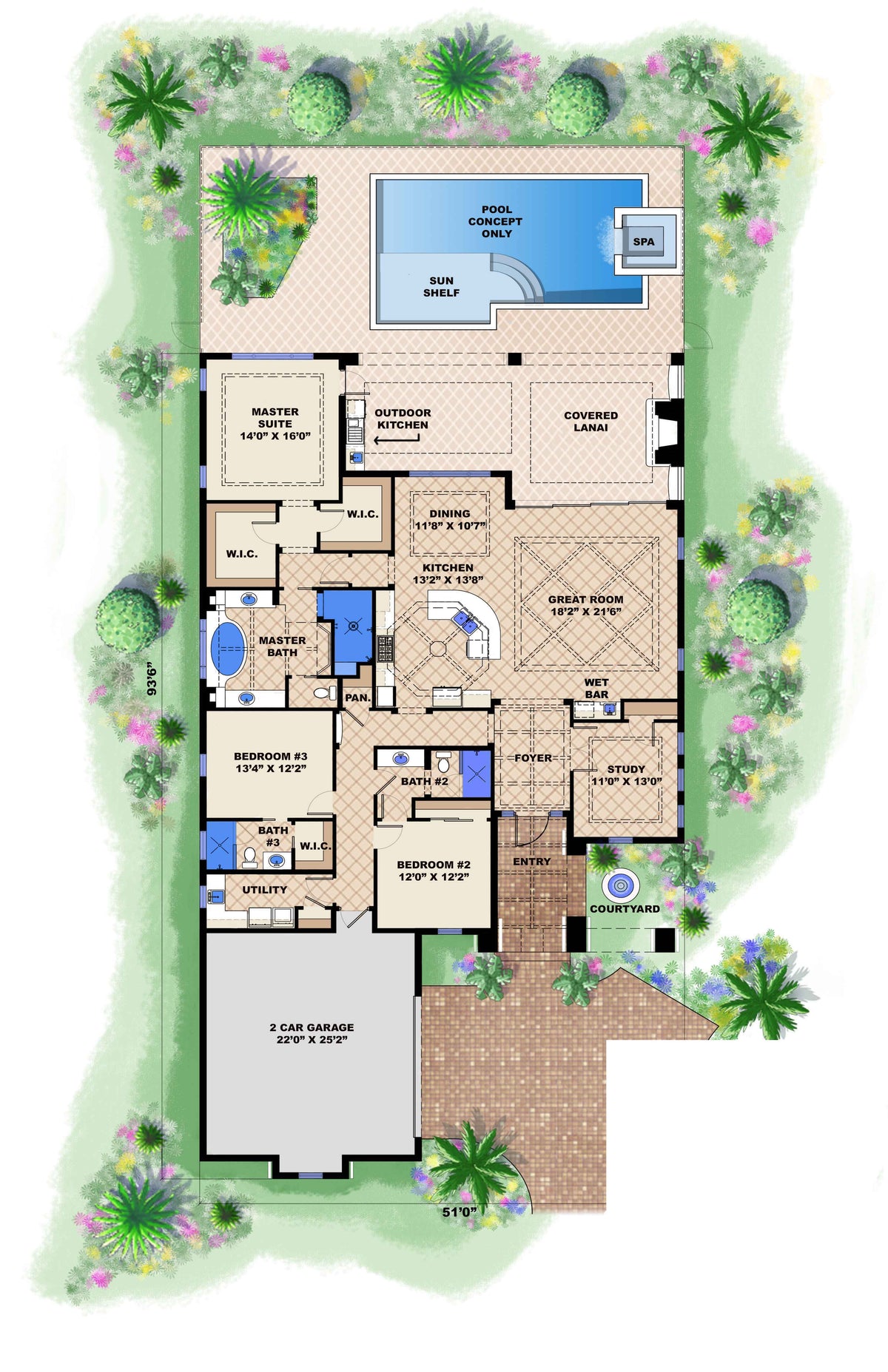 Madeira House Main Floor Plan