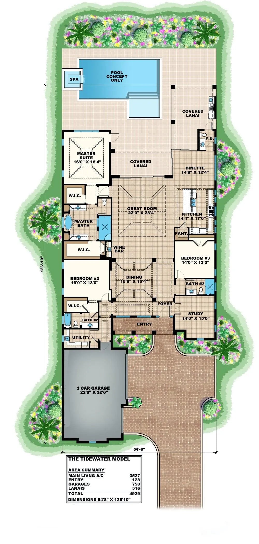 Tidewater Floor Plan