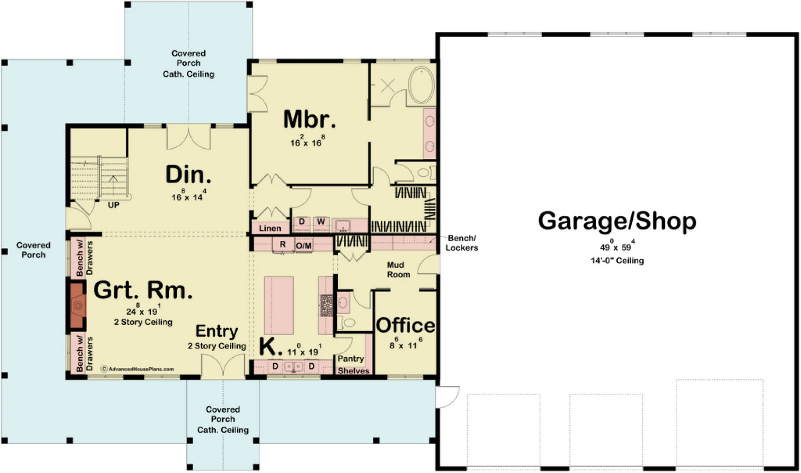 Arlington Heights Shopdominium - Archival Designs House Plans