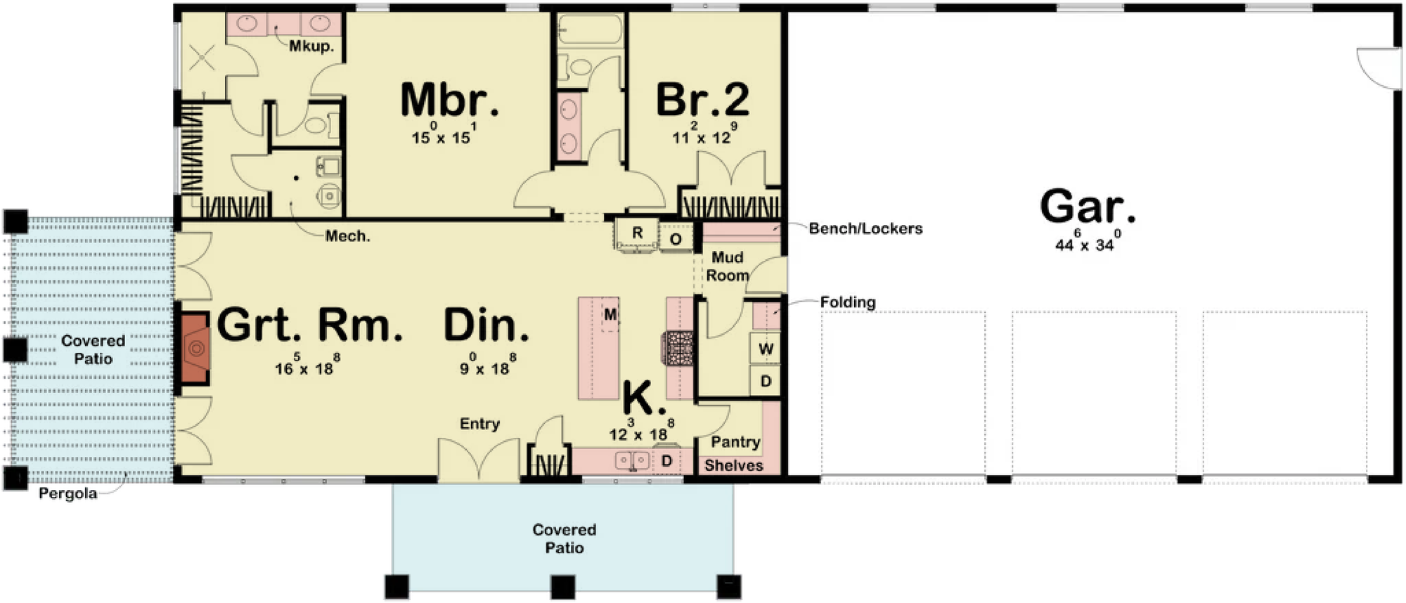 Jonesboro Barndominium - Archival Designs House Plans