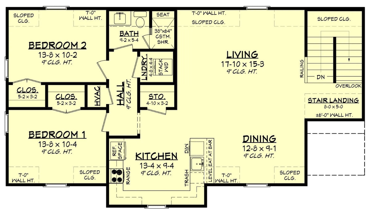 Woodline Garage Plan - Archival Designs House Plans, floor plan