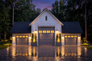 H8124-A Modern Farmhouse RV Garage | Norton Garage Plan Exterior-4