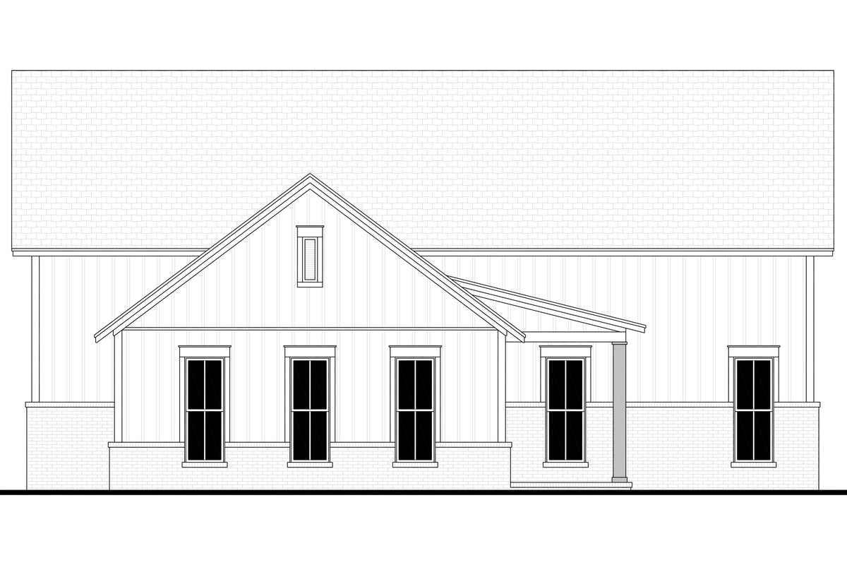 H8124-A Modern Farmhouse RV Garage | Norton Garage Plan Right CAD