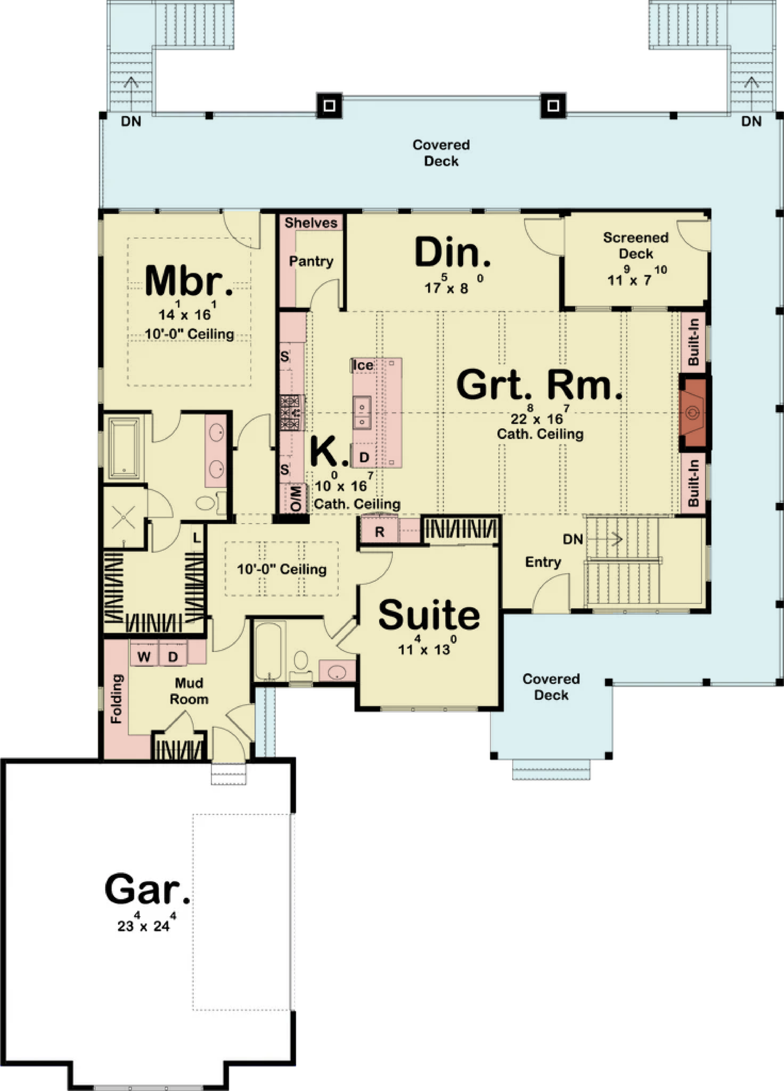 Flanagan Lake House Plan - Archival Designs House Plans