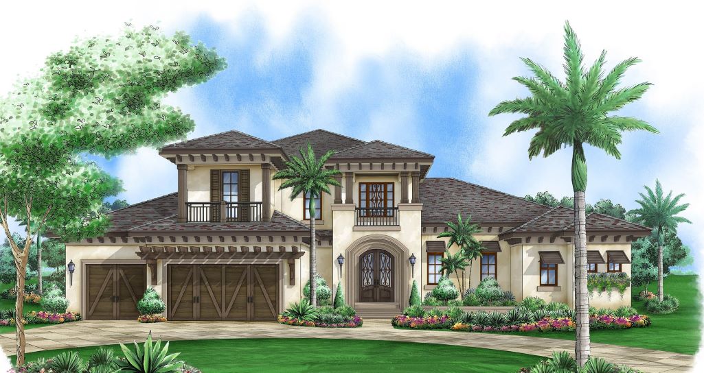 Stunning 3,469 Sq. Ft. Mediterranean Beach House with 4 Bedrooms