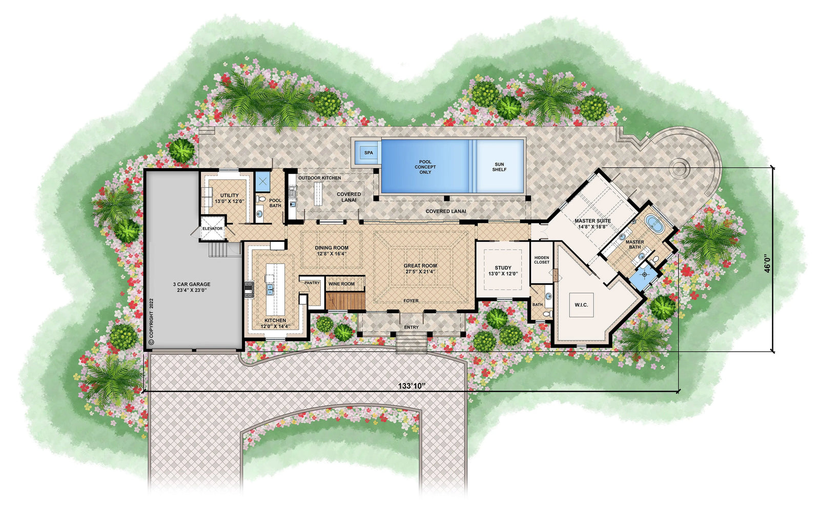 Seadune House Plan - Archival Designs House Plans