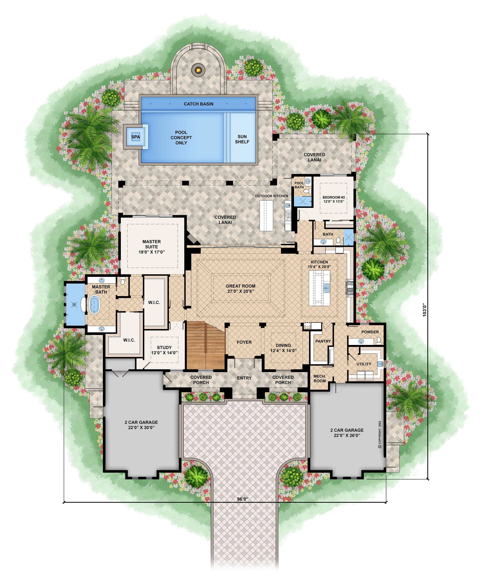 Seaview House Plan - Archival Designs House Plans