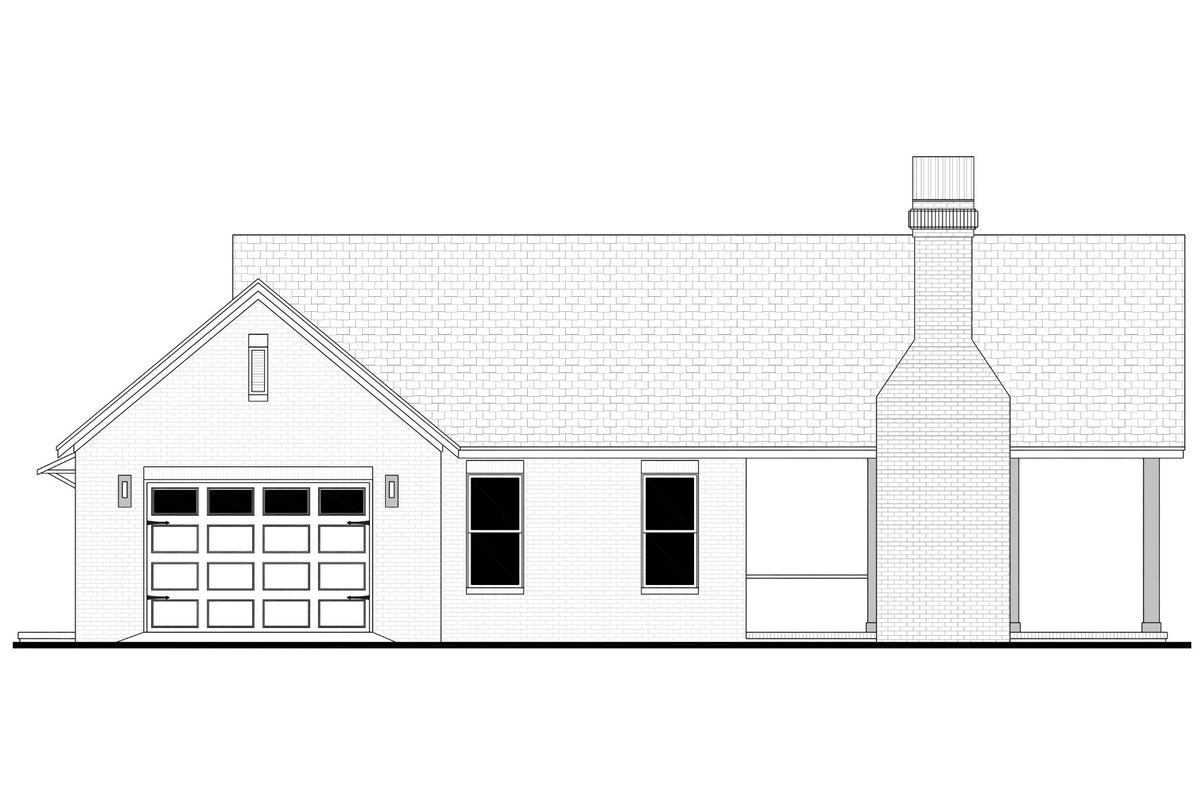 Bentley Pool House Plan House Plan - CAD Left