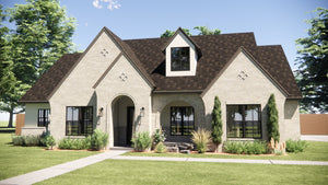 Spacious 3-Bed Ranch with Study, Jack & Jill Bath Design