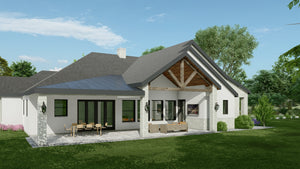 F8062-A Modern Farmhouse, 3 Bedrooms, 2.5 Bathrooms | Glen Rose Exterior-5
