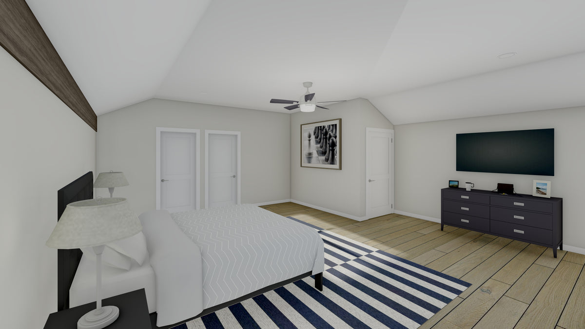 Three-Level Barndominium with Dual Master Suites and Loft Living