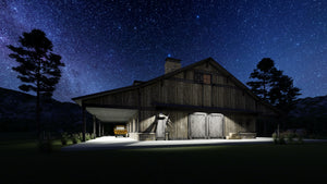 Three-Level Barndominium with Dual Master Suites and Loft Living