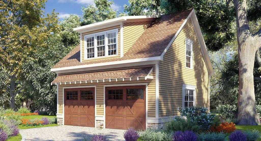 Little Wood Garage Plan - Archival Designs House Plans