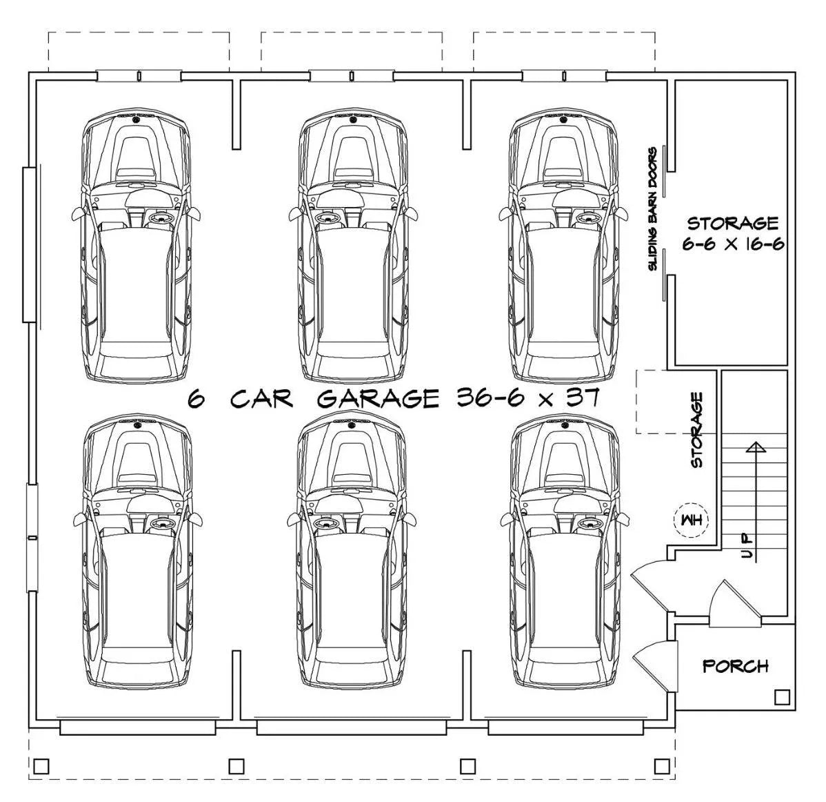 Coopersburg Garage Plan - Archival Designs House Plans