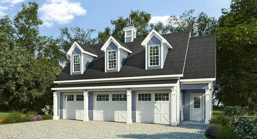 Hemlock Garage Plan - Archival Designs House Plans