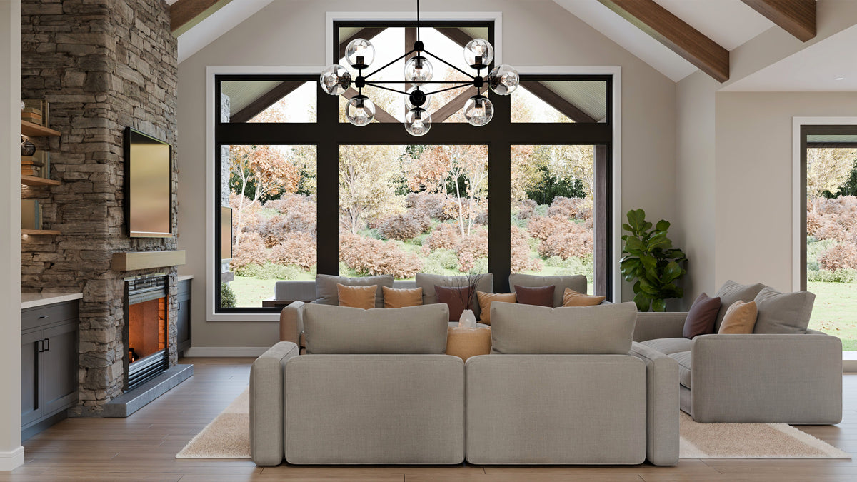 AJ7722-A Modern Farmhouse Great Room, 4 Bedrooms, 4 Bathrooms | Plan 1062 