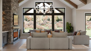 AJ7722-A Modern Farmhouse Great Room, 4 Bedrooms, 4 Bathrooms | Plan 1062 