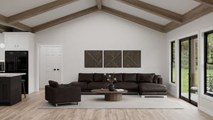 AJ7727-A Modern Farmhouse Great Room, 3 Bedrooms, 2 Bathrooms | Plan 1064 